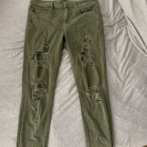 American eagle super stretch hi-rise jeggings
